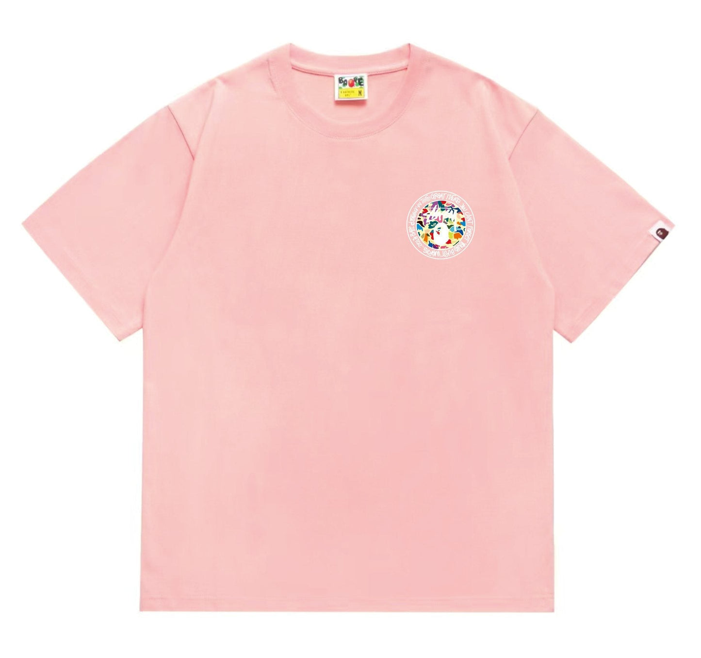 BAPE Circular Wordmark Graphic T-Shirt — front