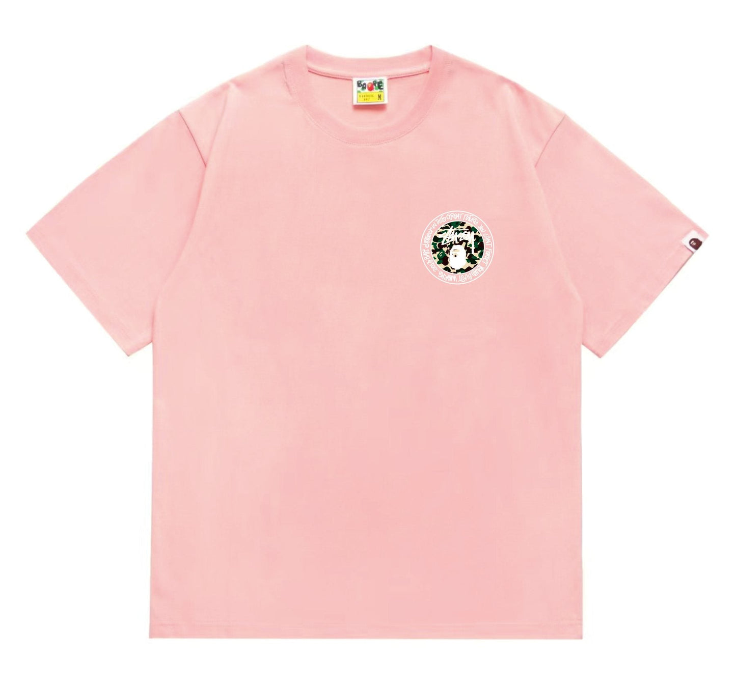 BAPE Circular Camo Ape Graphic T-Shirt — front