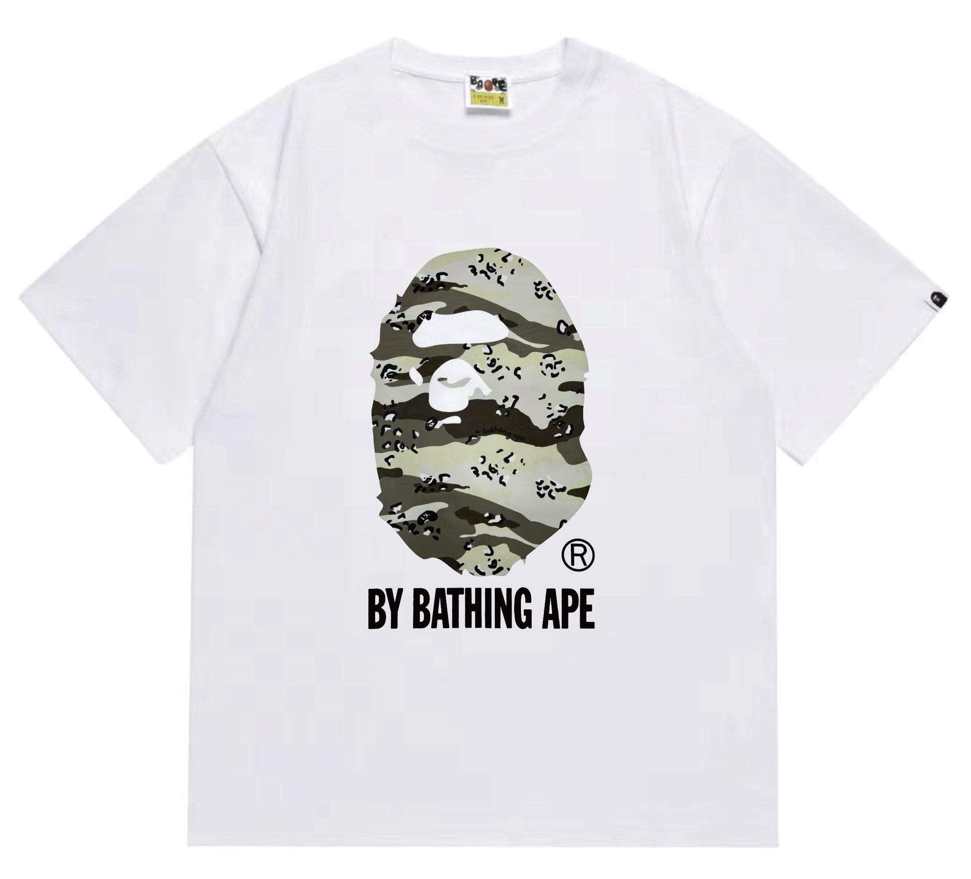 BAPE Olive Camo Ape Head Graphic T-Shirt — hero