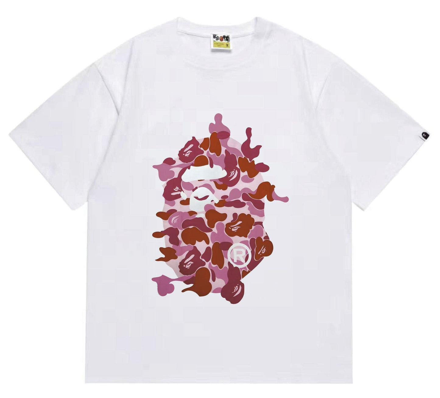 BAPE Camouflage Ape Face Graphic T-Shirt — hero