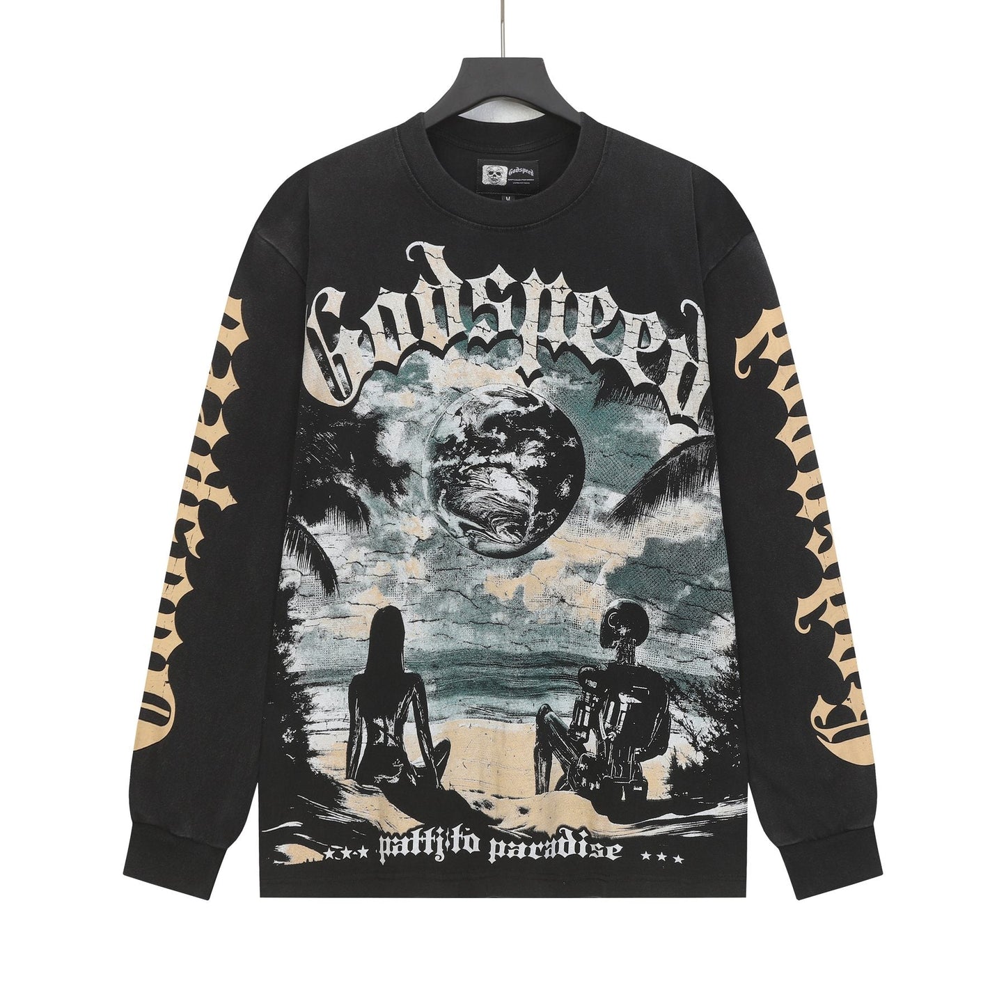 Godspeed Pacific Paradise Graphic Long-Sleeve T-Shirt — front