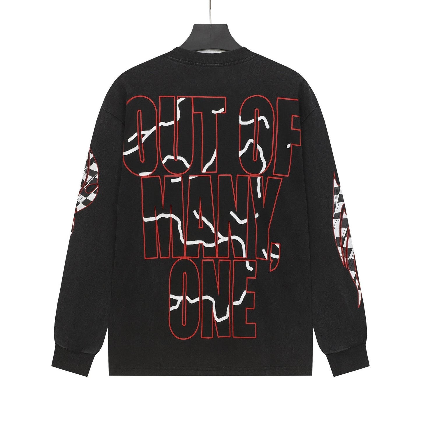 Godspeed Racing Skull Graphic Long-Sleeve T-Shirt — back