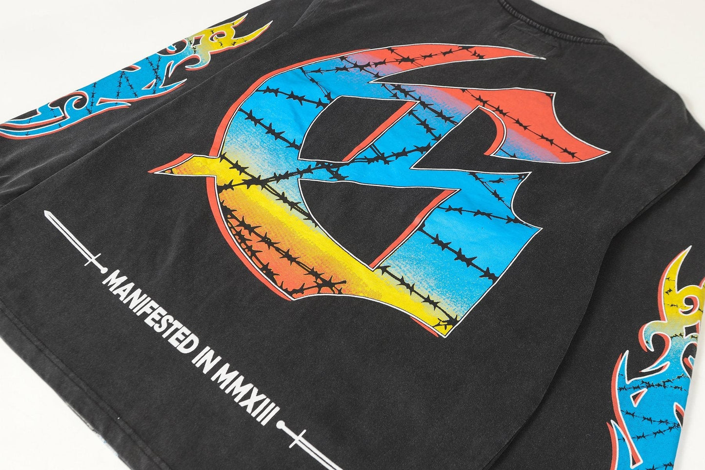 Godspeed Washed Rock Graphic Long-Sleeve T-Shirt — detail