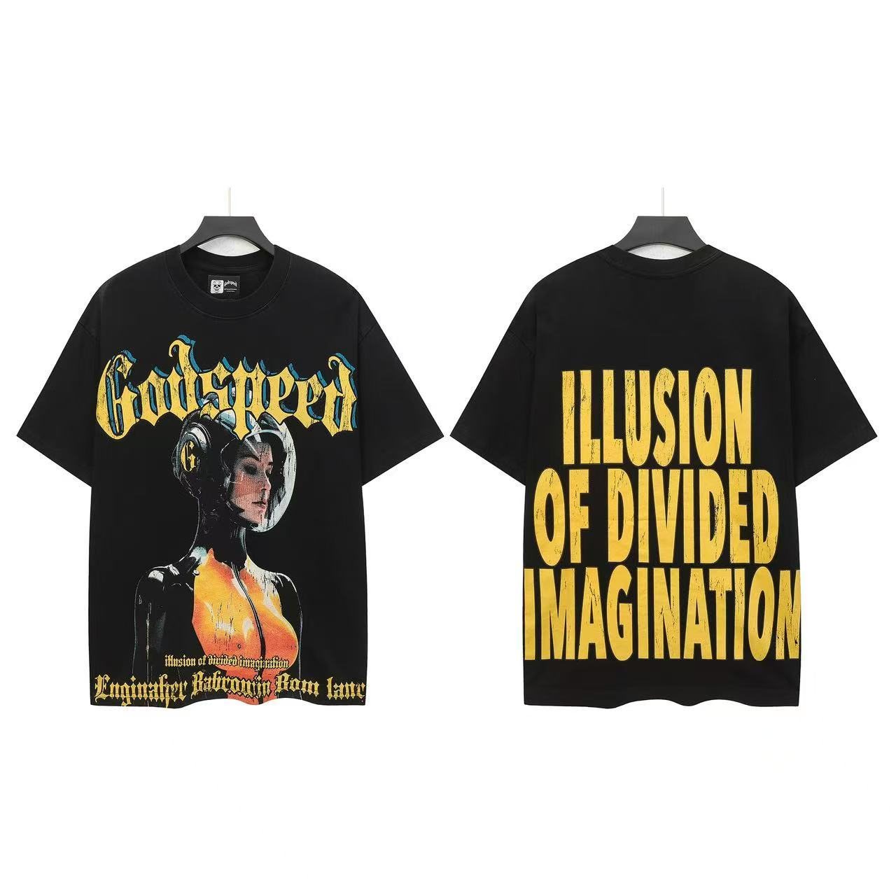 Godspeed Illusion of Divided Imagination Graphic T-Shirt — front