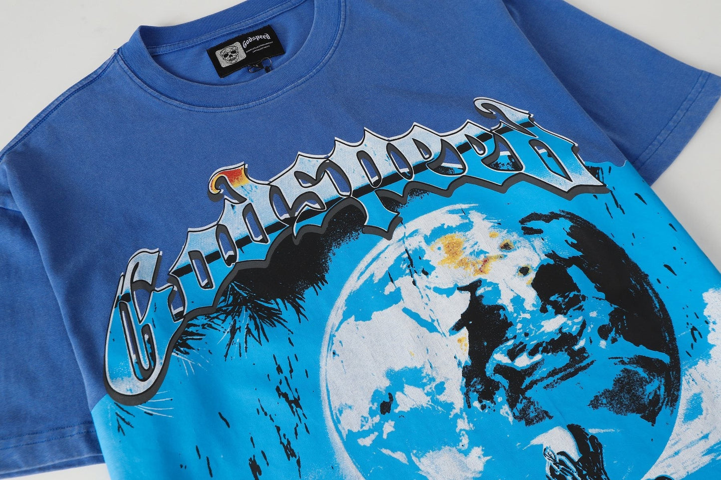 Godspeed Washed Rock Graphic T-Shirt — detail