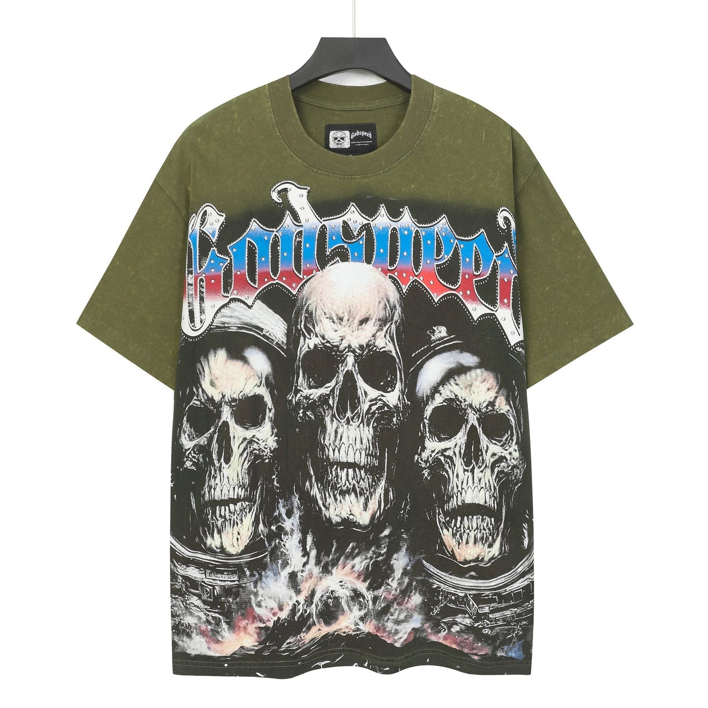 Godspeed World Tour Skull Graphic T-Shirt — front