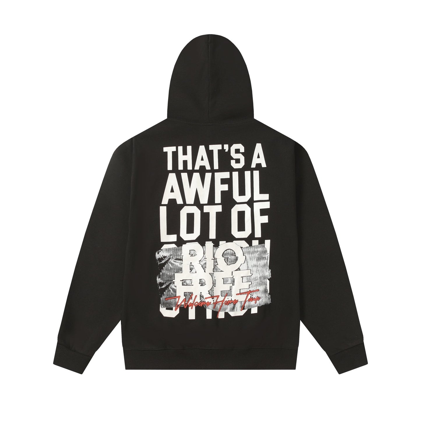 THAT'S A AWFUL LOT OF COUGH SYRUP Tomorrow Star Graphic Hoodie — back