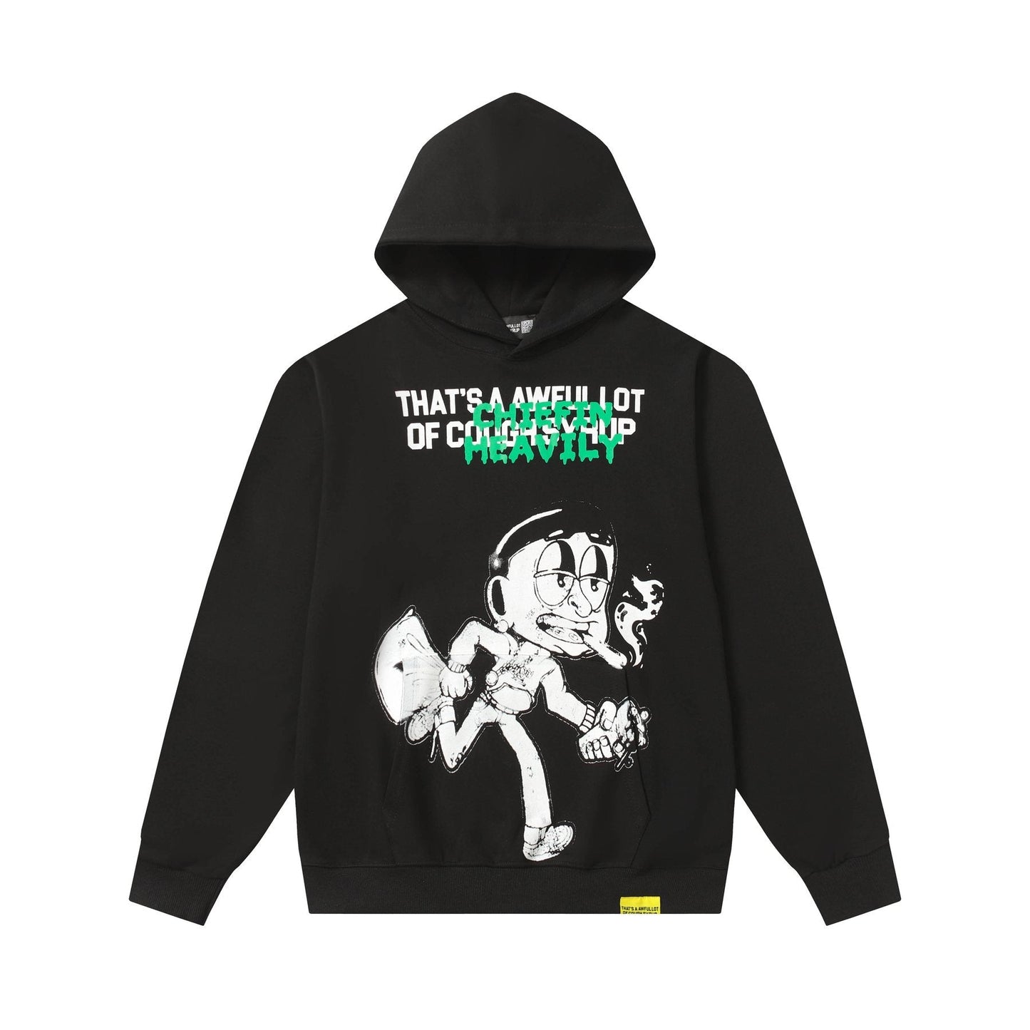 THAT'S A AWFUL LOT OF COUGH SYRUP Tomorrow Star Graphic Hoodie — front