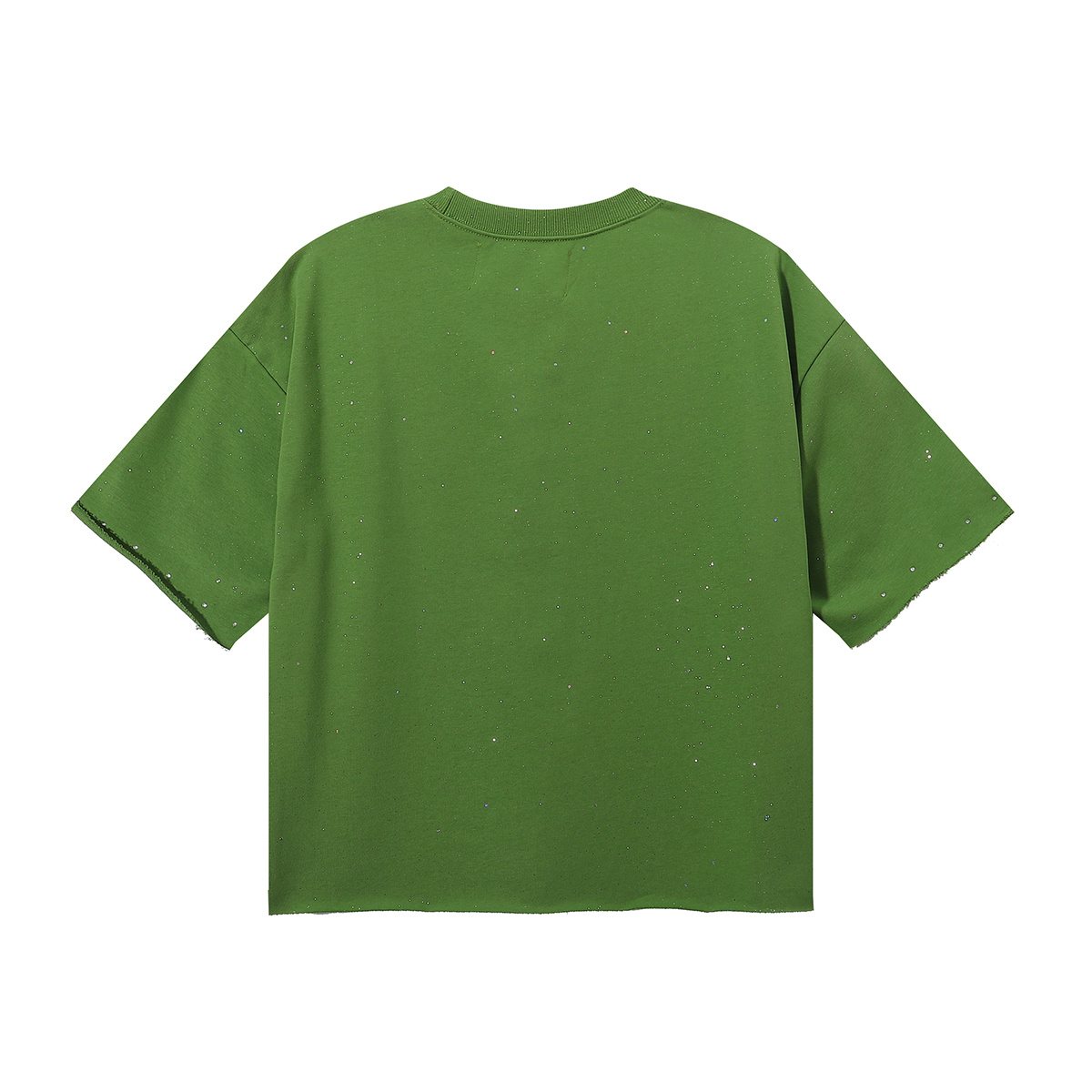 BKYS Revival Rhinestone Graphic Cropped T-Shirt — back