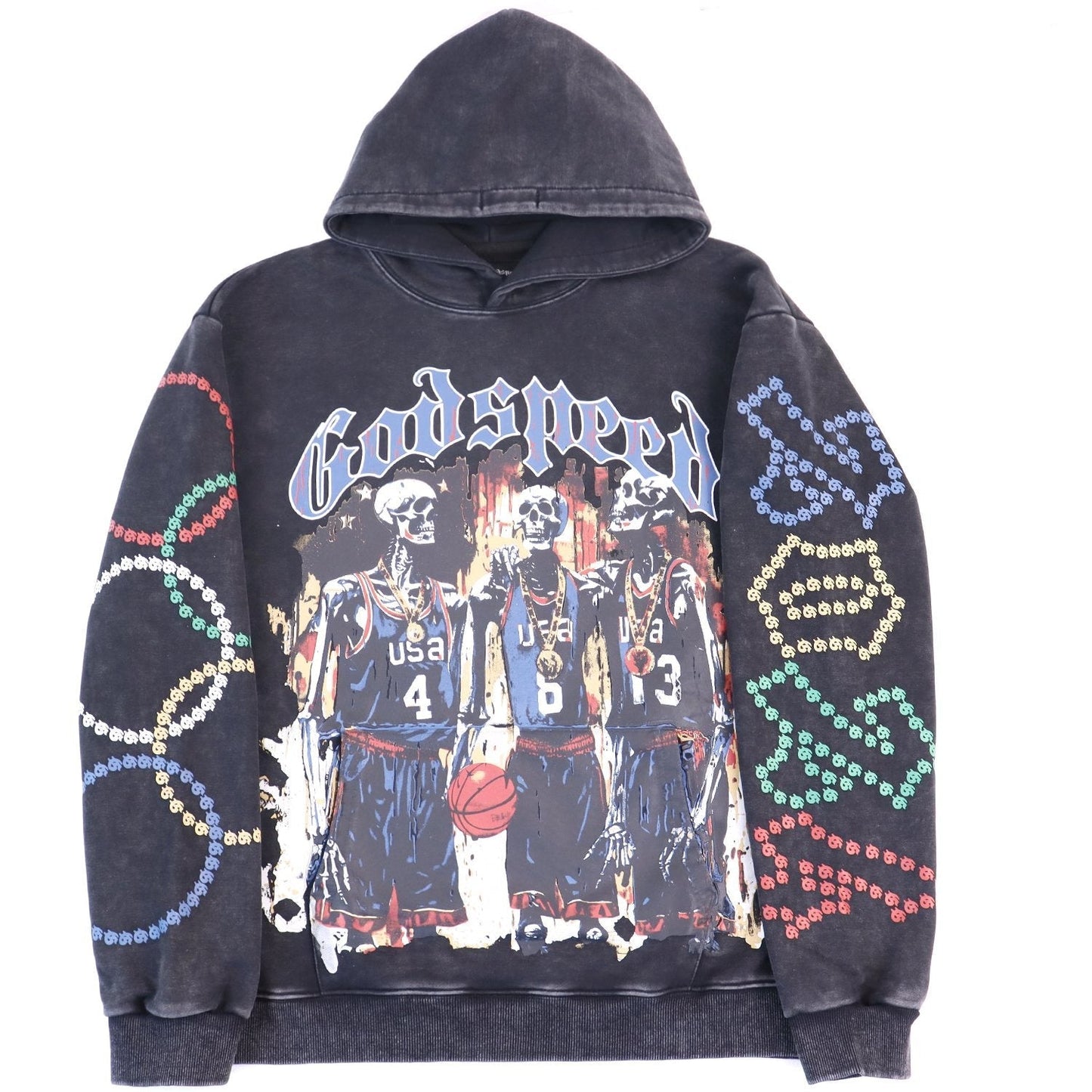 Godspeed Out of Many One Graphic Hoodie — hero