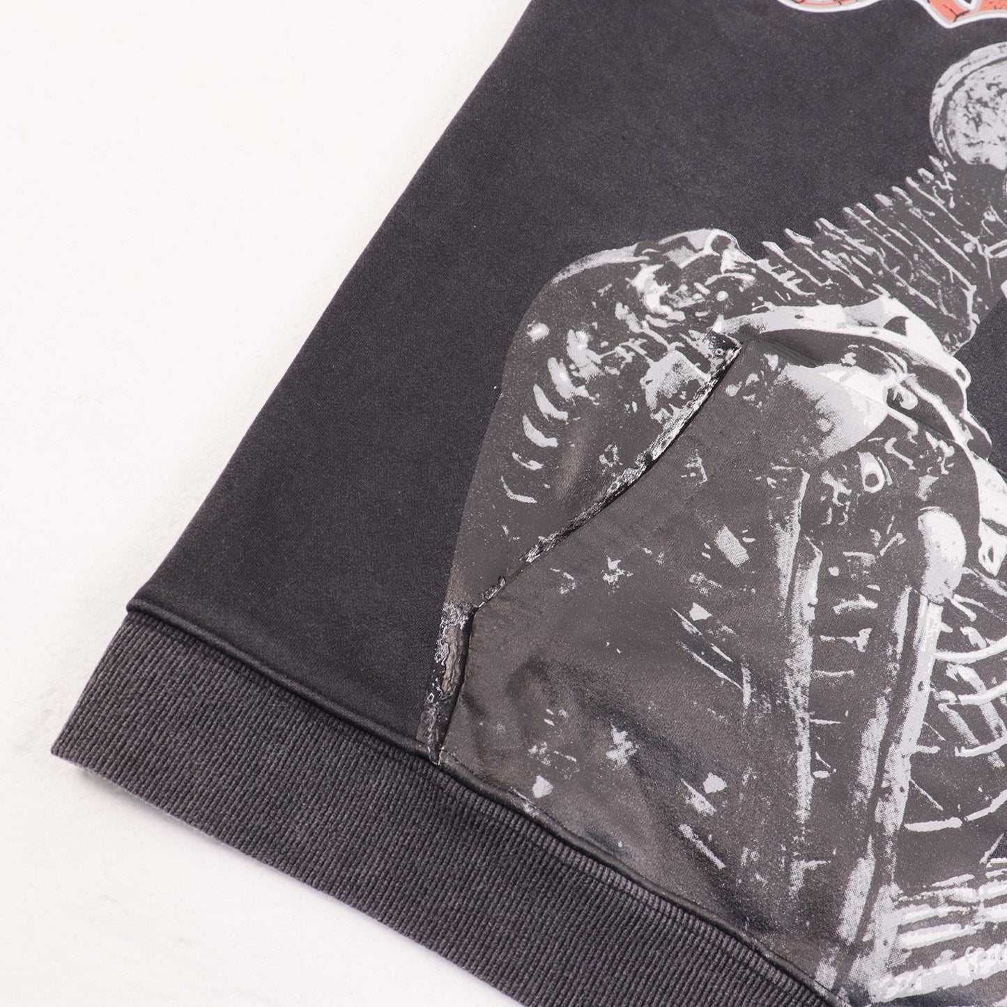 Godspeed Guitar Skeleton Graphic Hoodie — detail