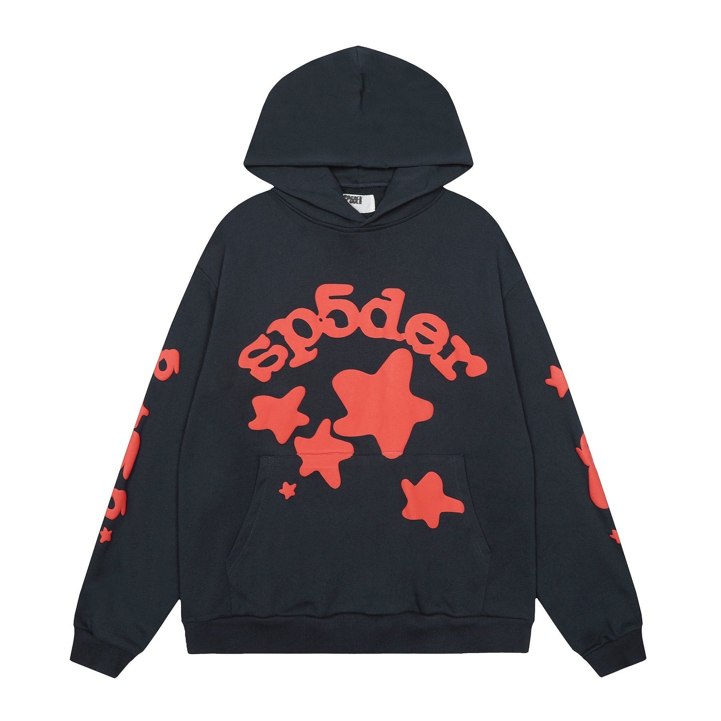 Sp5der Graphic Hoodie & Jogger Matching Set — front