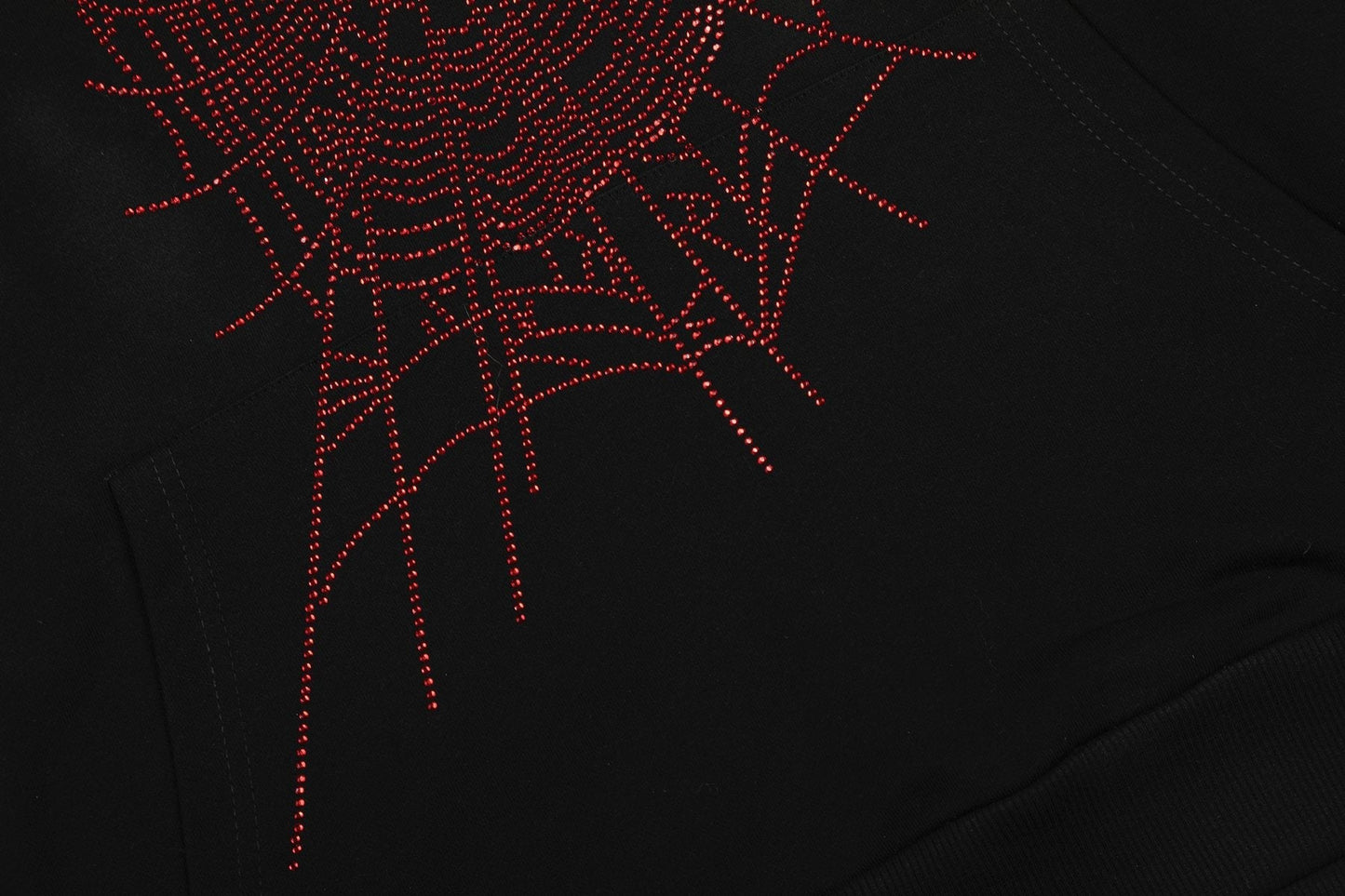 Sp5der Spider Web Graphic Hoodie & Sweatpants Set — detail