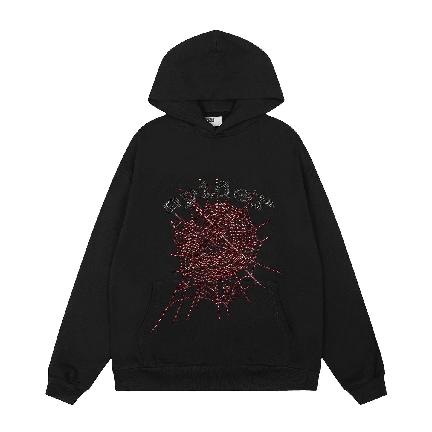 Sp5der Spider Web Graphic Hoodie & Sweatpants Set — front
