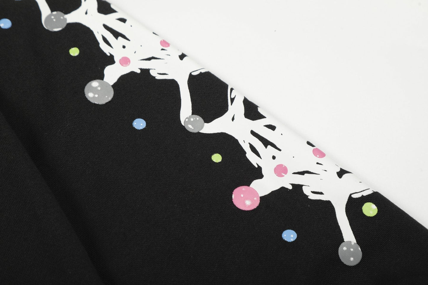 Sp5der Black Splatter Graphic Matching Set — detail