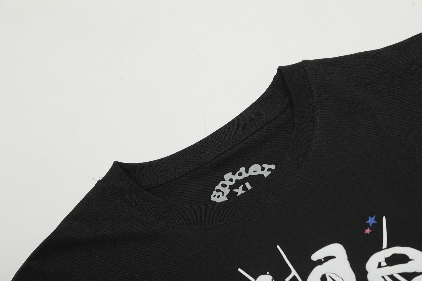 Sp5der Spiderweb Graphic Short-Sleeve T-Shirt — detail