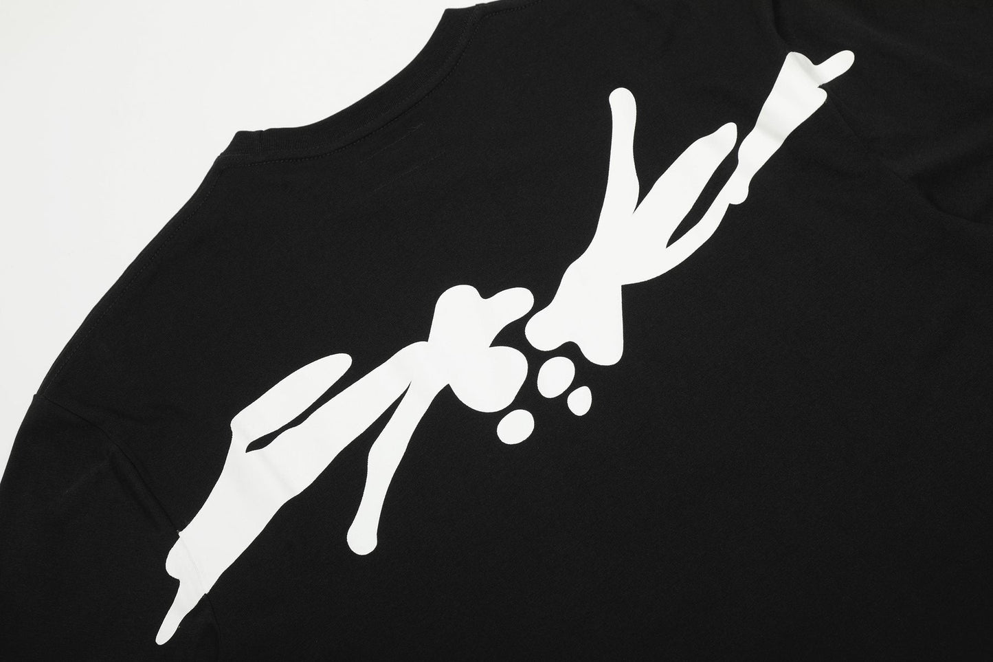 Sp5der Front & Back Graphic T-Shirt — detail
