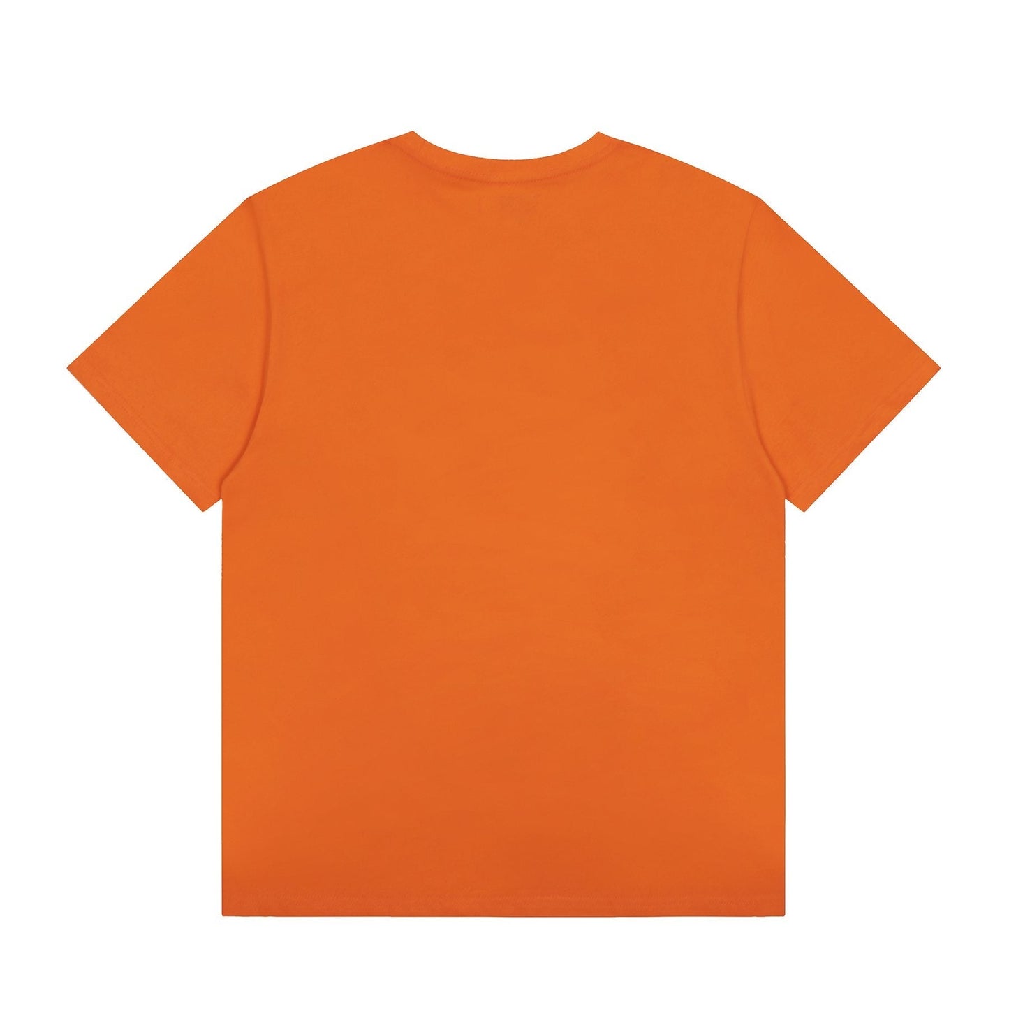 Sp5der Orange Star Graphic T-Shirt — back