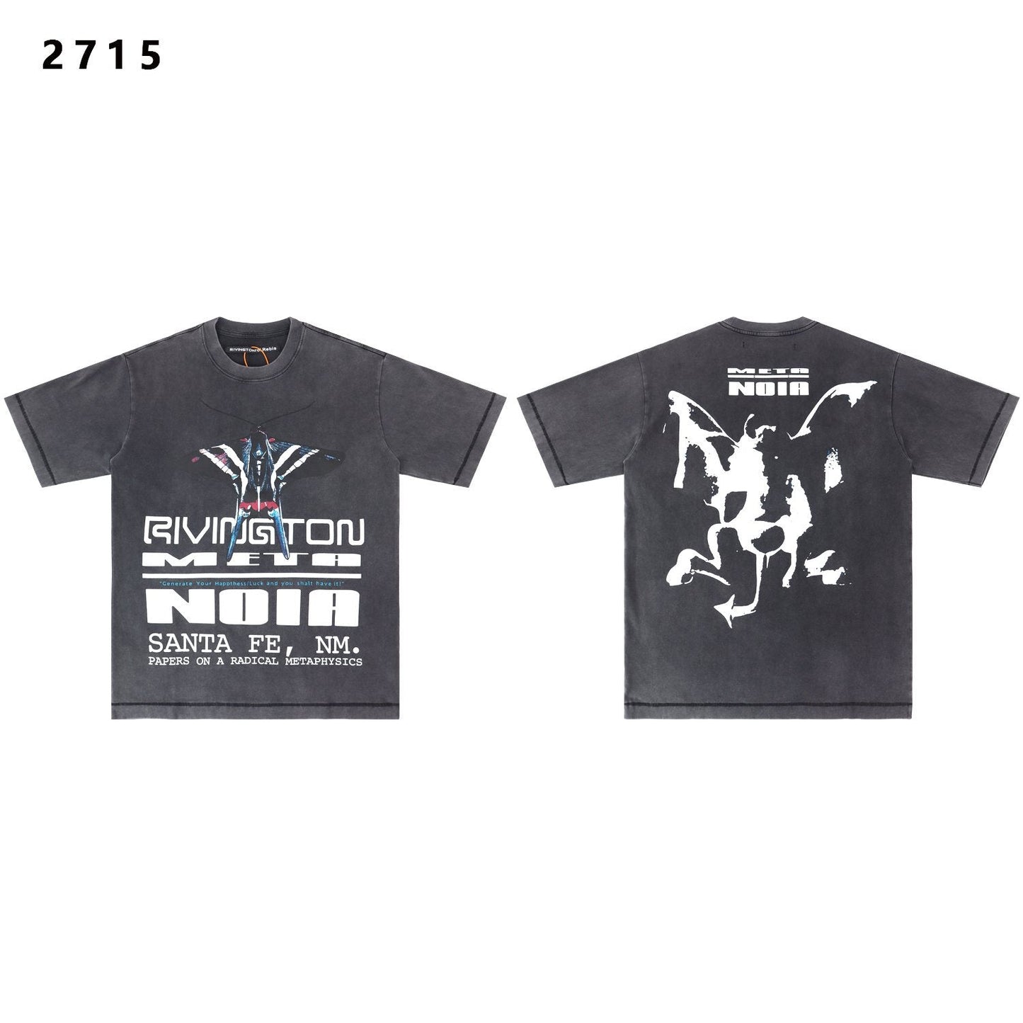 RRR123 Moth Graphic Short-Sleeve T-Shirt — hero