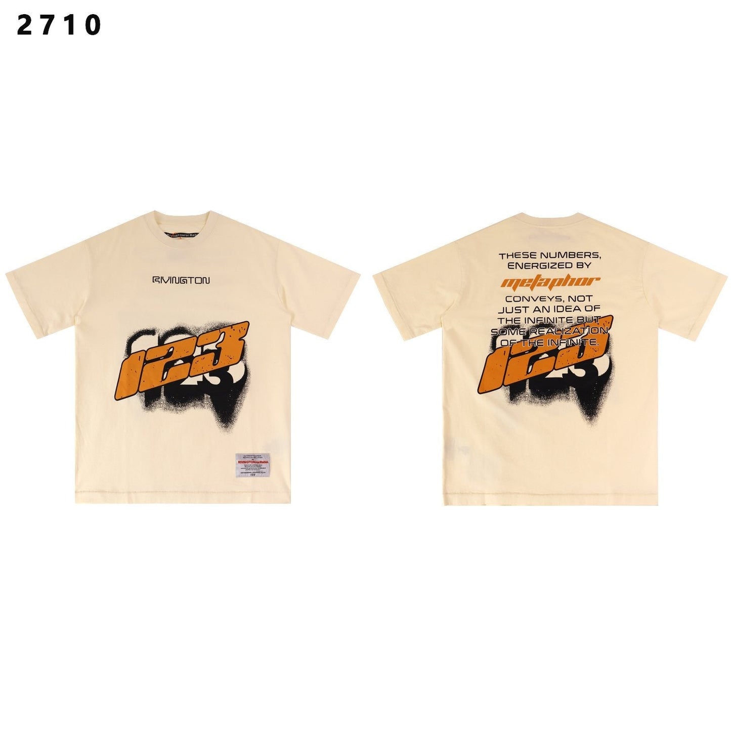 RRR123 CVA Back Graphic T-Shirt — front