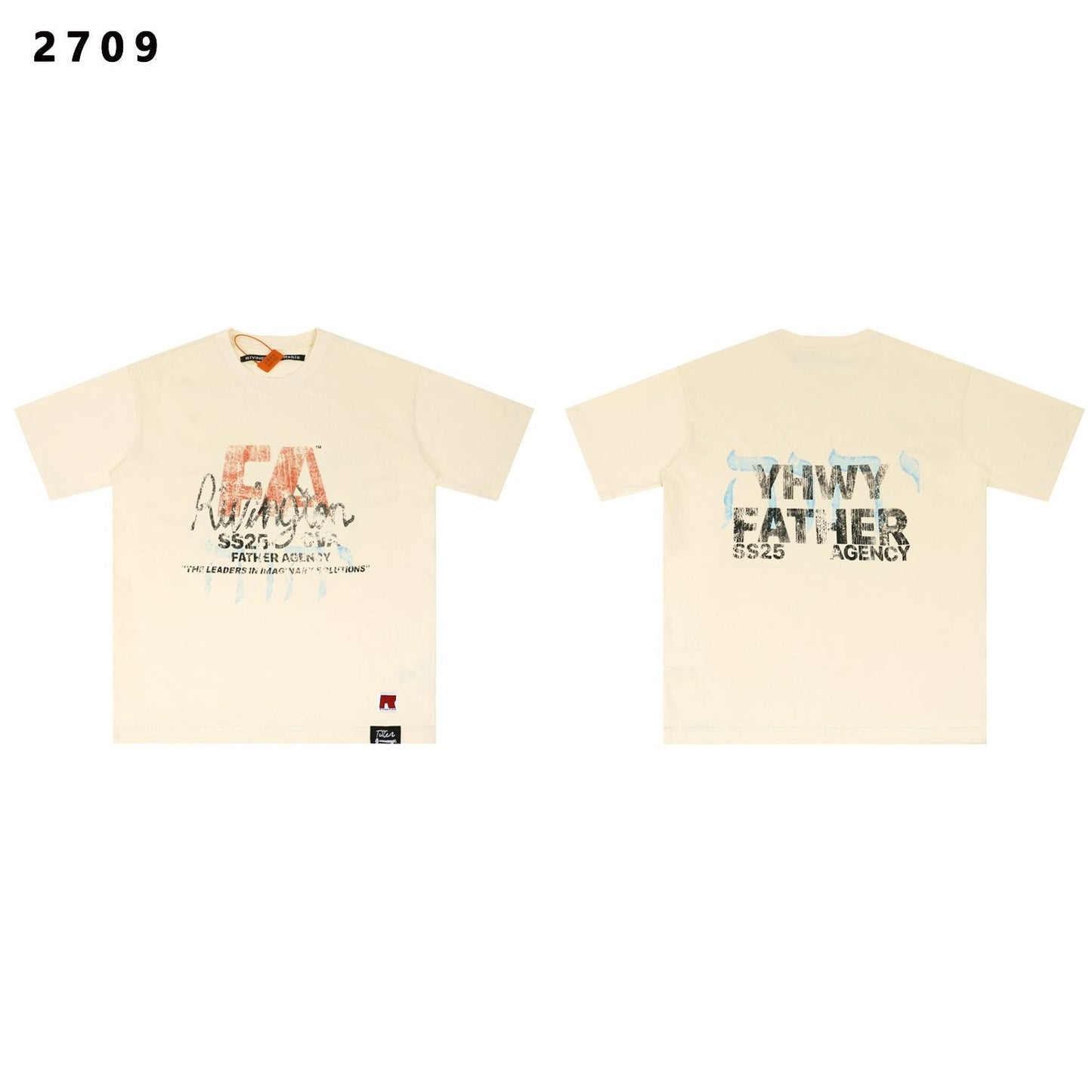 RRR123 Leaders Burnout Short-Sleeve Graphic T-Shirt — front