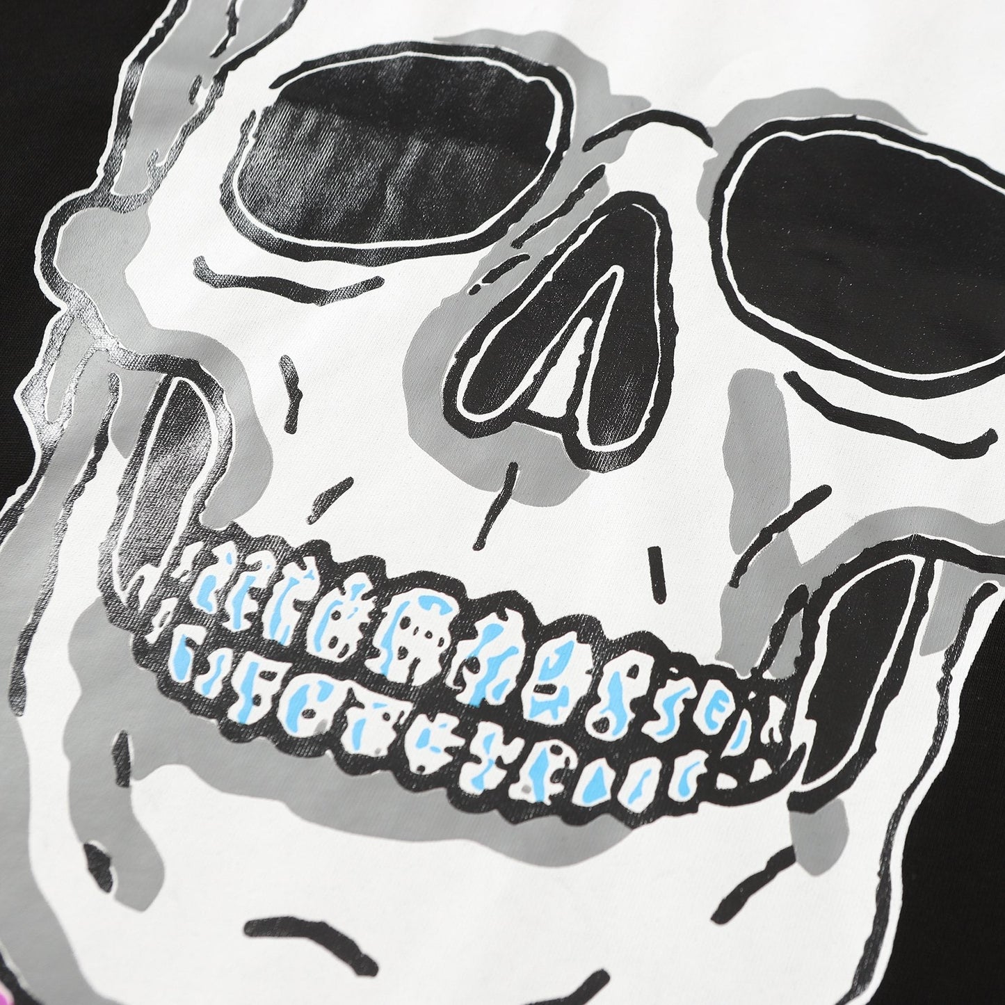 THAT'S A AWFUL LOT OF COUGH SYRUP Skull & Persona Graphic T-Shirt — detail