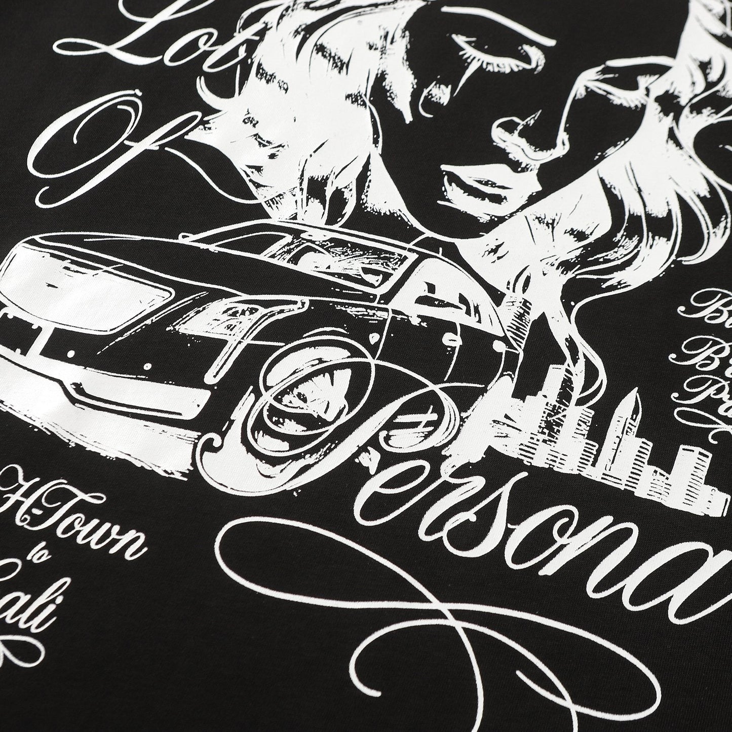THAT'S A AWFUL LOT OF COUGH SYRUP Persona Graphic Short-Sleeve T-Shirt — detail