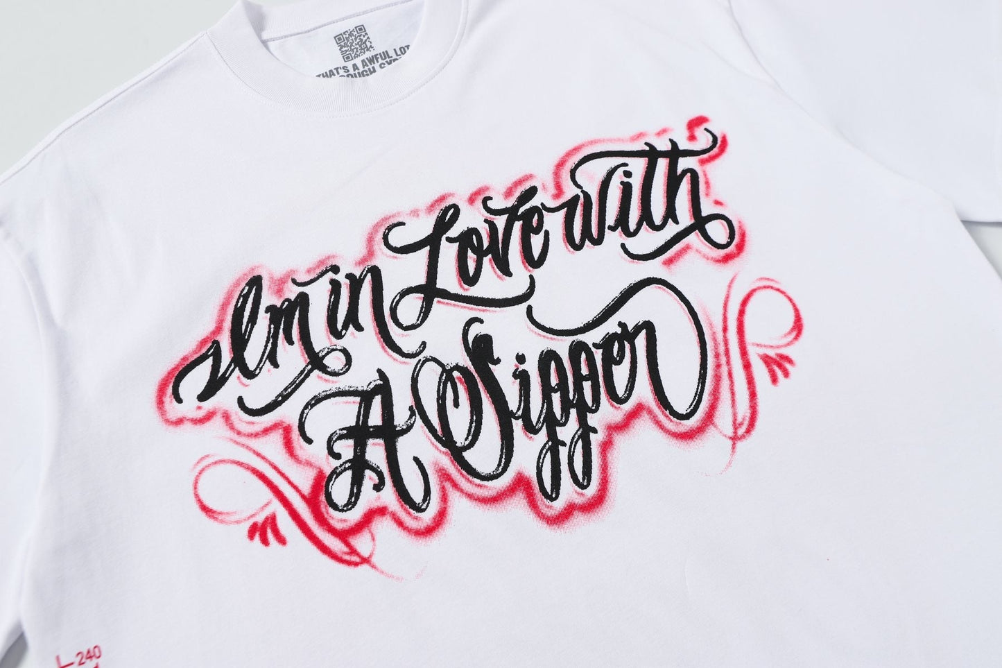 THAT'S A AWFUL LOT OF COUGH SYRUP Script Graphic Short-Sleeve T-Shirt — front