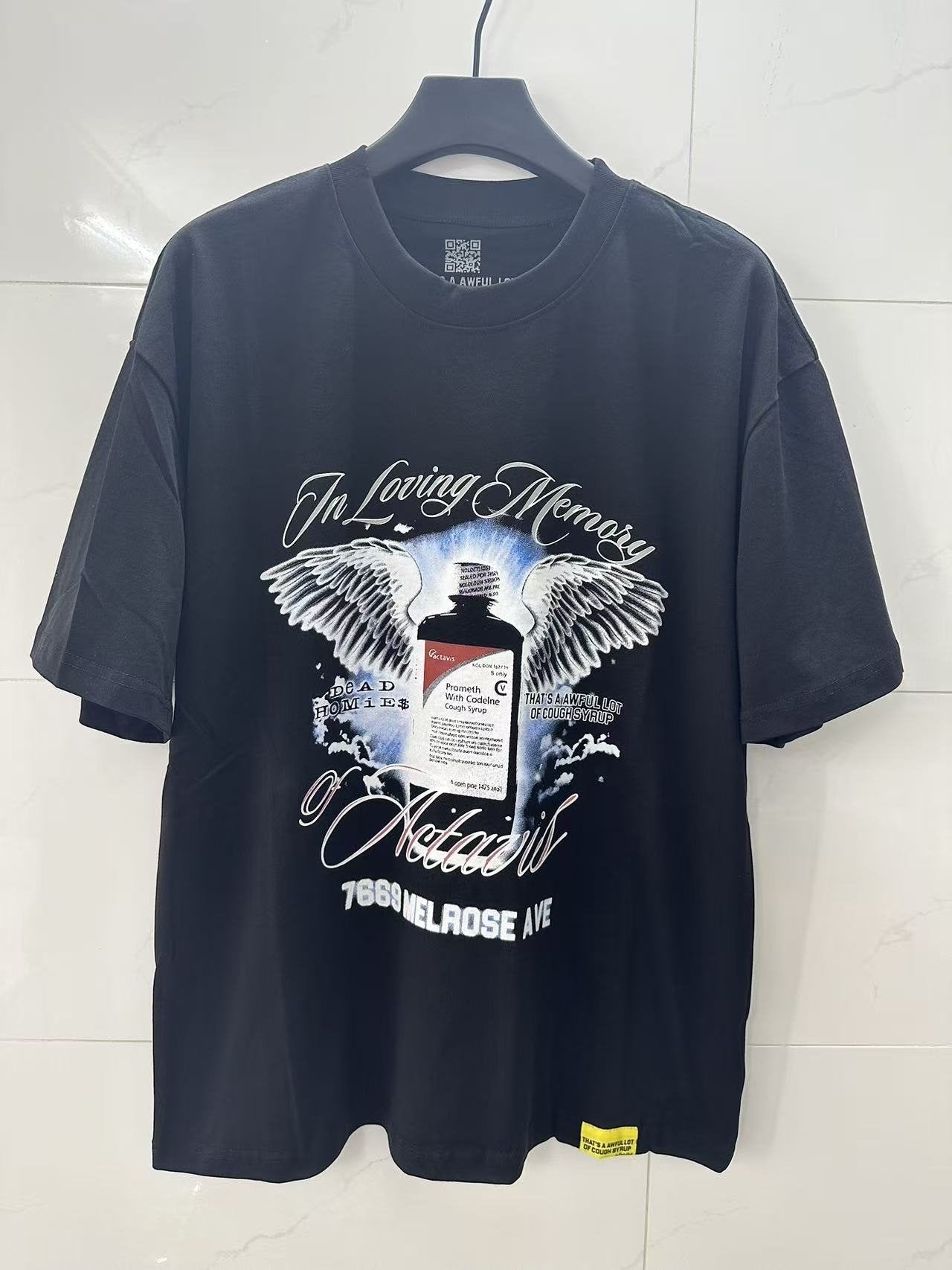THAT'S A AWFUL LOT OF COUGH SYRUP Front & Back Graphic T-Shirt — hero