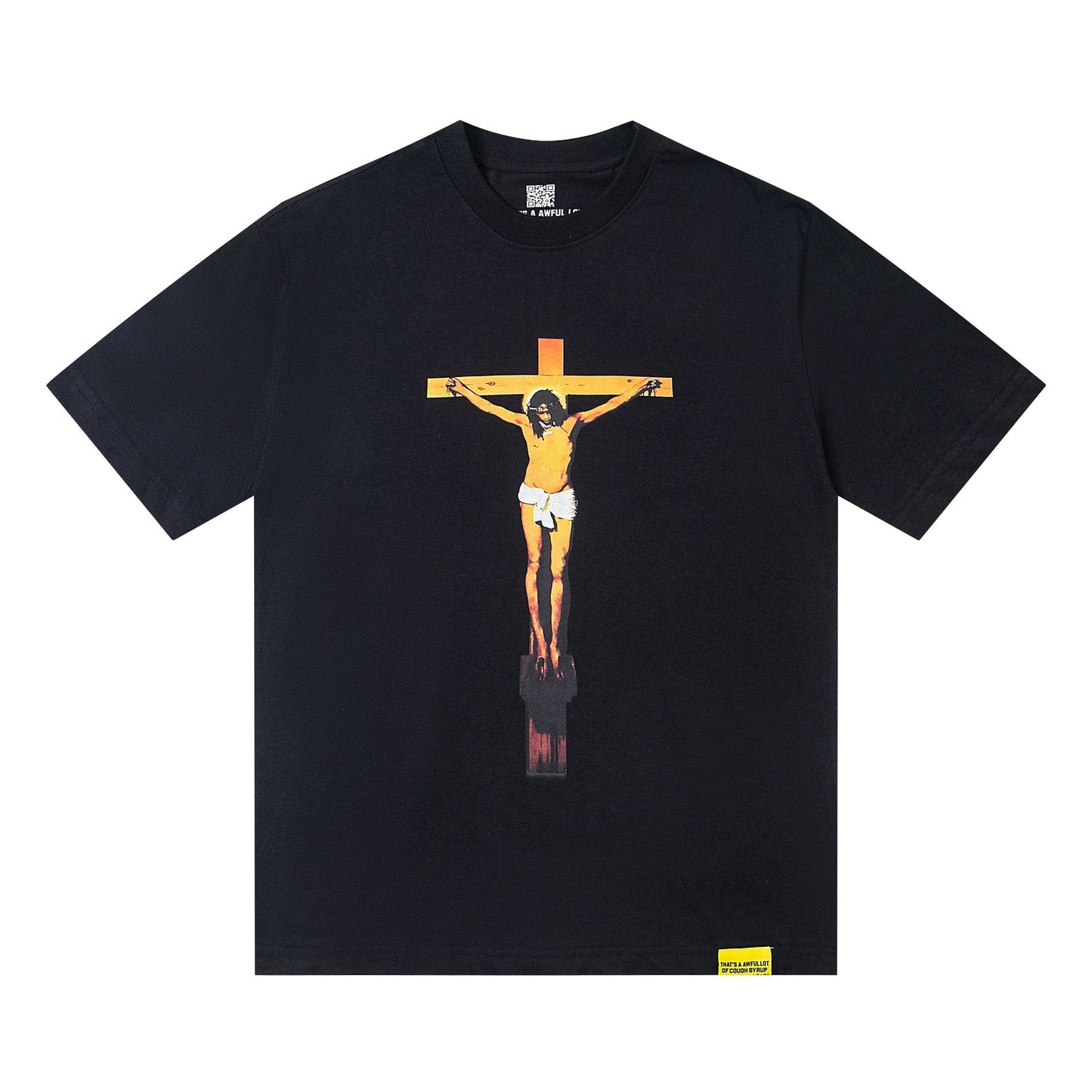 THAT'S A AWFUL LOT OF COUGH SYRUP Free Jeff Crucifix Graphic T-Shirt — hero
