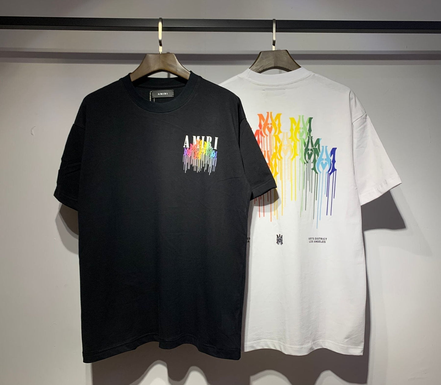 AMIRI Rainbow Drip Graphic T-Shirt — context