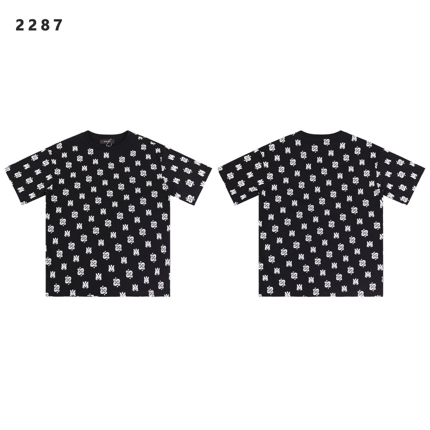 AMIRI Ornamental All-Over Graphic Short-Sleeve T-Shirt — hero