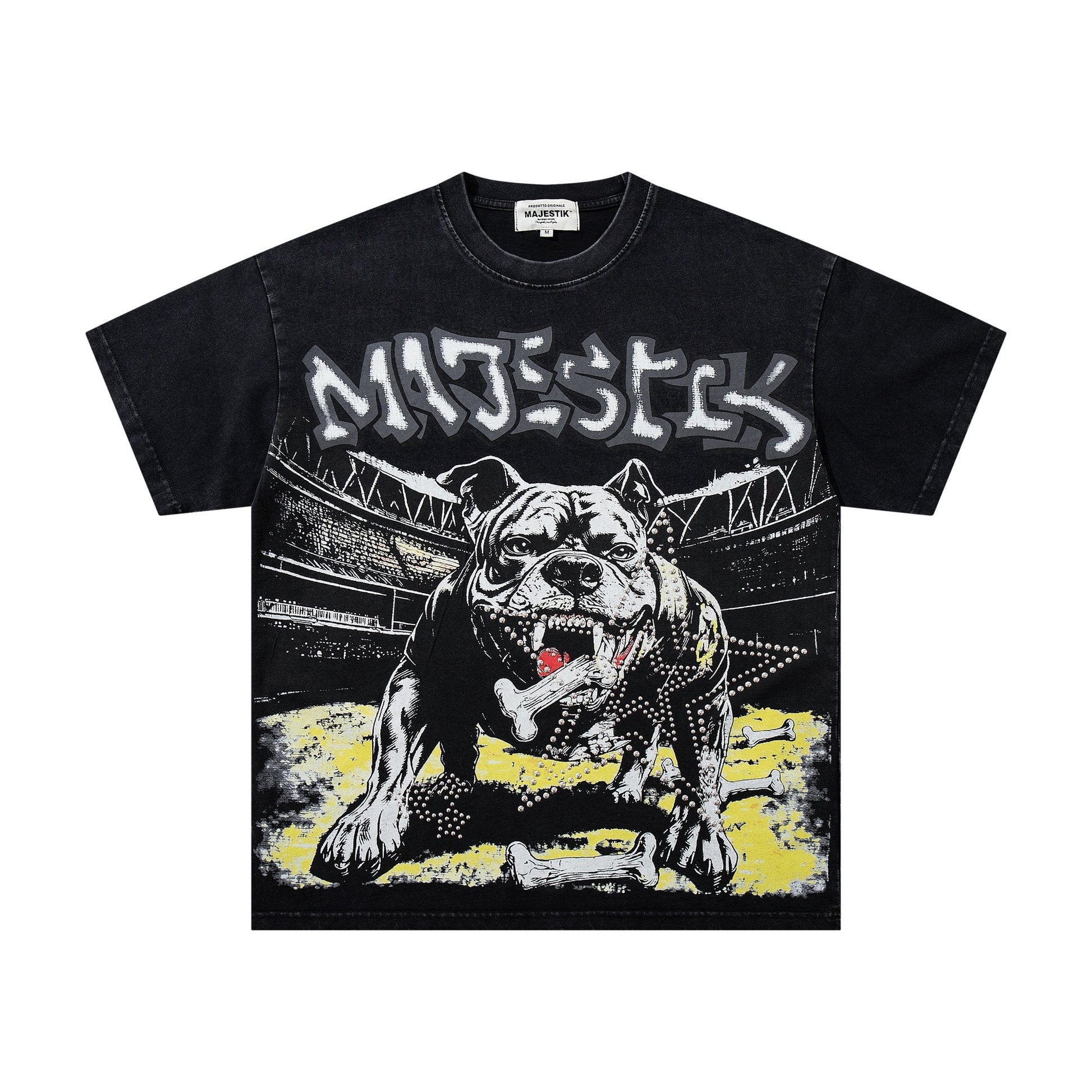 MAJESTIK Bulldog Graphic Short-Sleeve T-Shirt — hero
