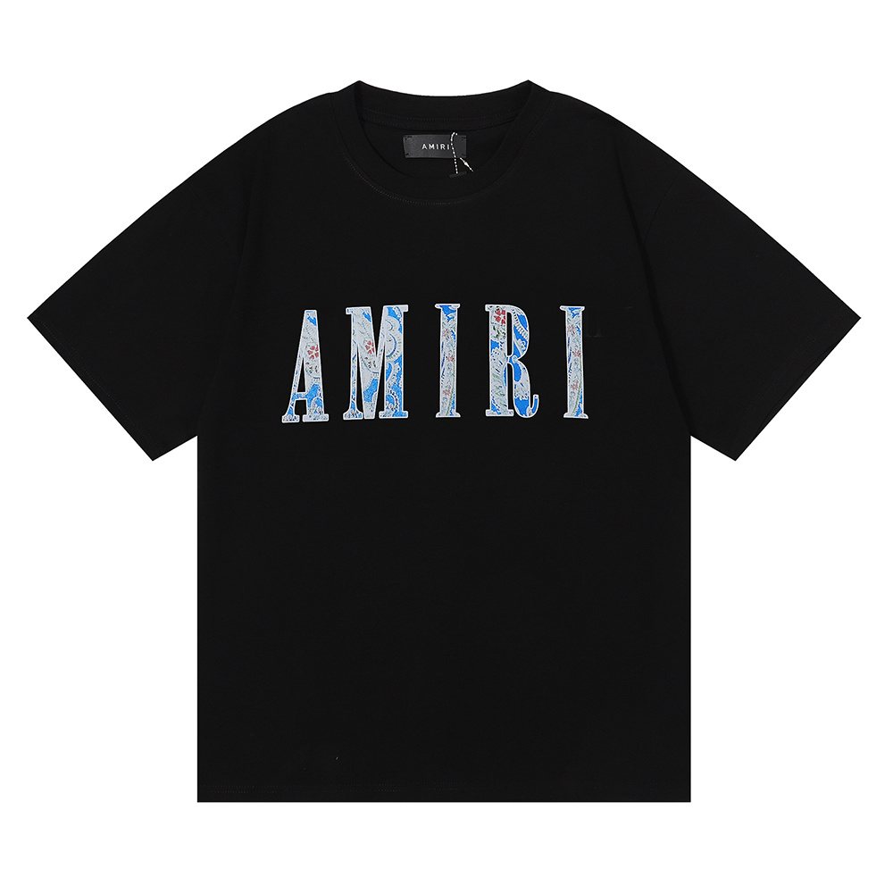 AMIRI Paisley Graphic Short-Sleeve T-Shirt — front