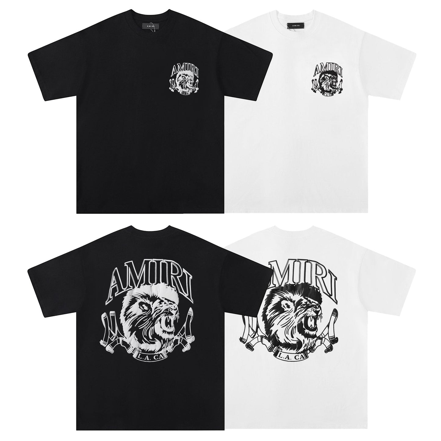 AMIRI Lion Head Graphic T-Shirt — context