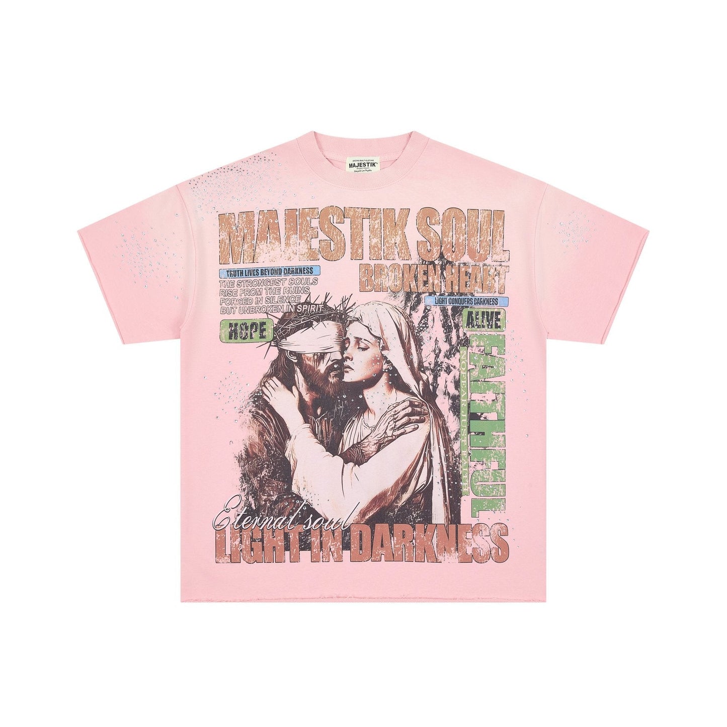 MAJESTIK Soul Graphic Short-Sleeve T-Shirt — front