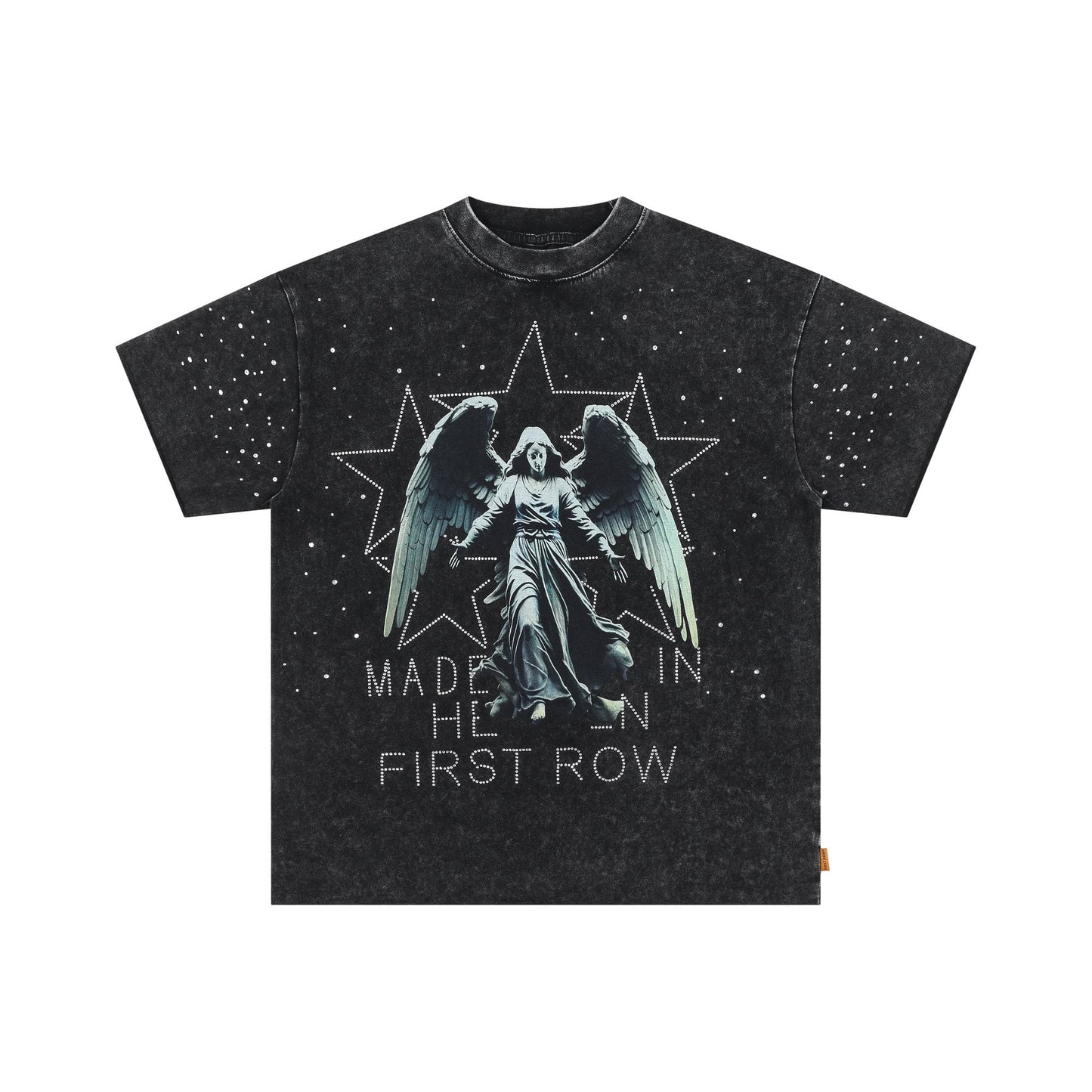 FIRST ROW Made in Heaven Angel Graphic Cropped T-Shirt — hero