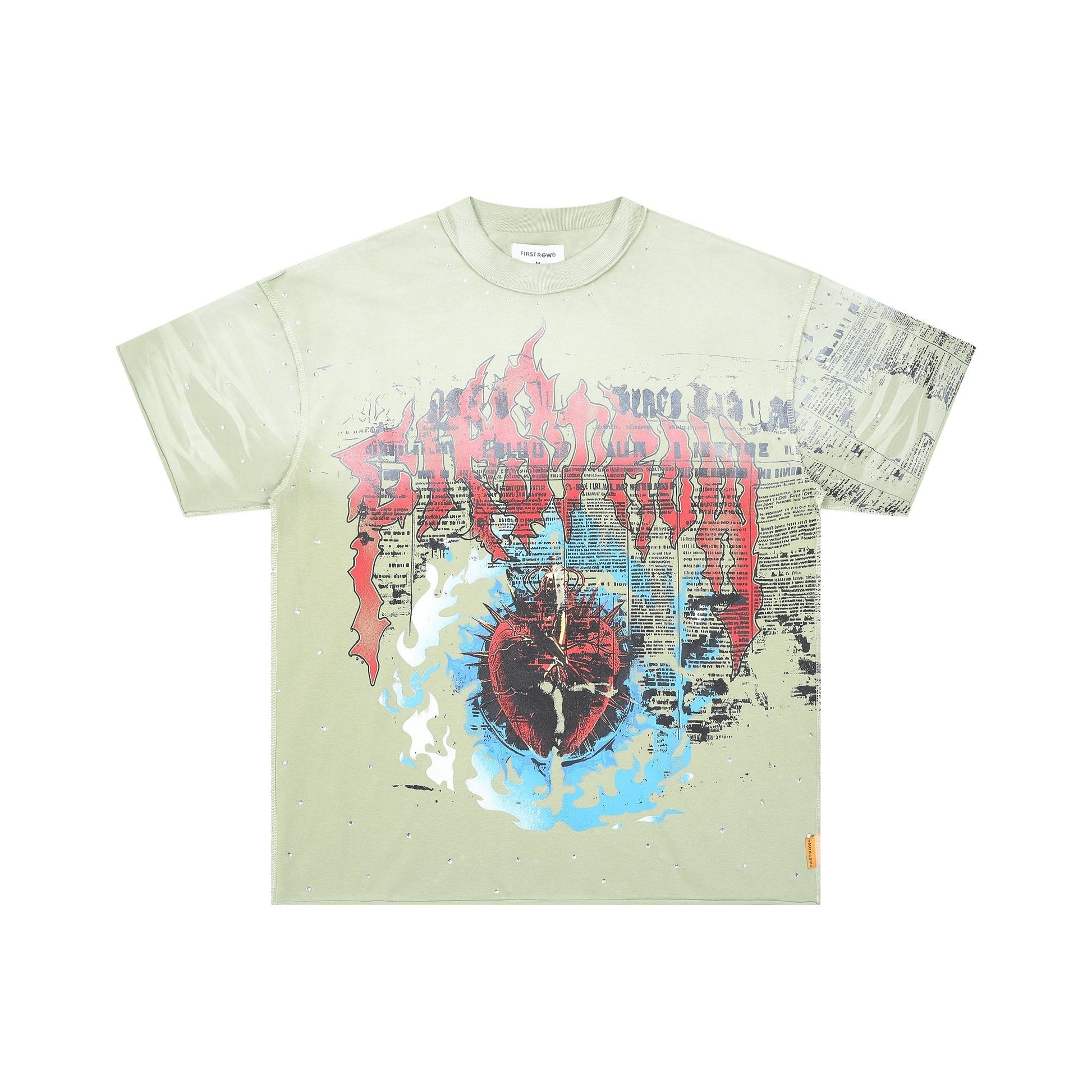 FIRST ROW Sacred Heart Cropped T-Shirt — hero