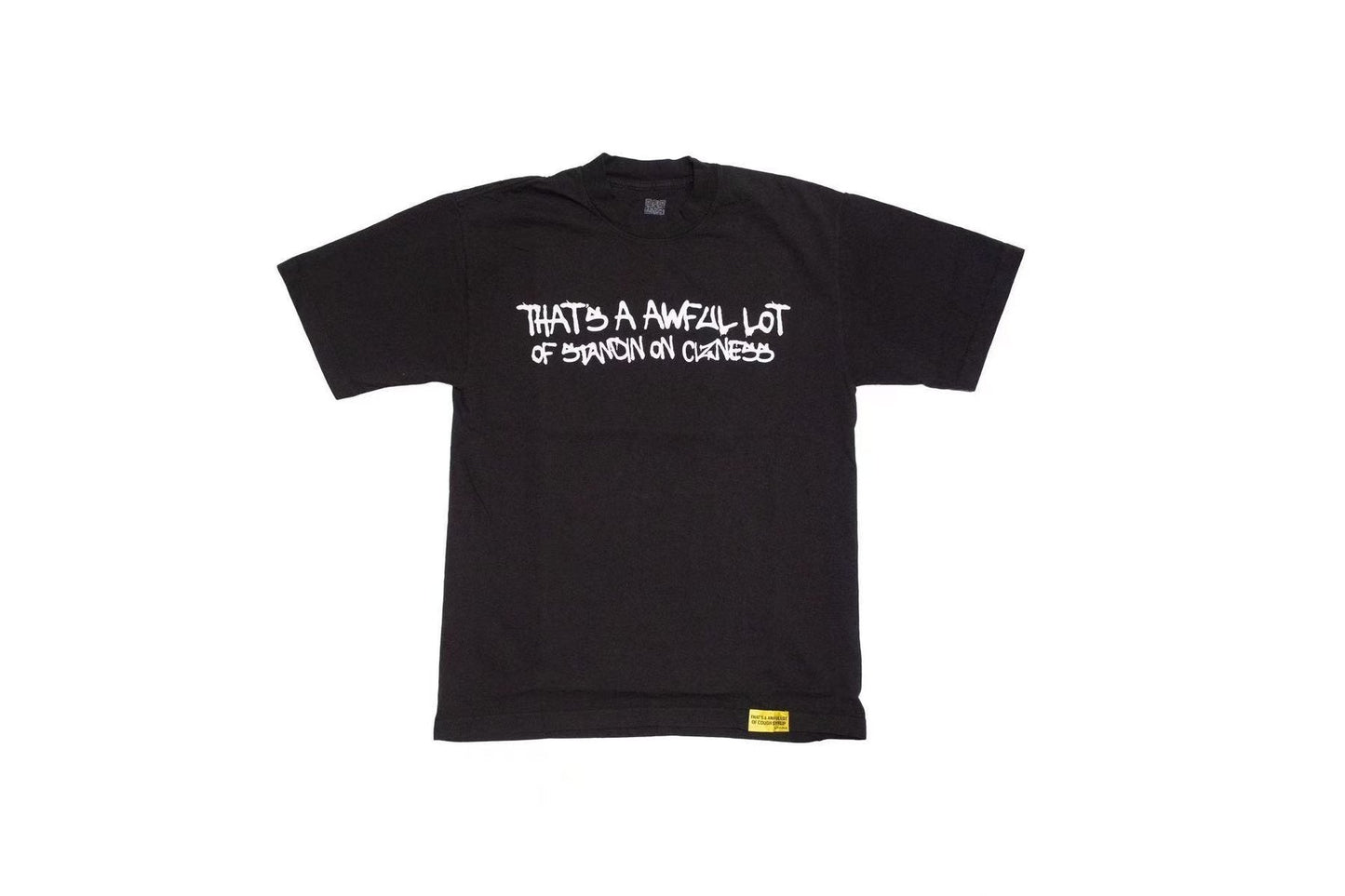 THAT'S A AWFUL LOT OF COUGH SYRUP Script Graphic T-Shirt — front