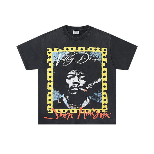 VALE USA Valley Dreams Hendrix Graphic T-Shirt — hero