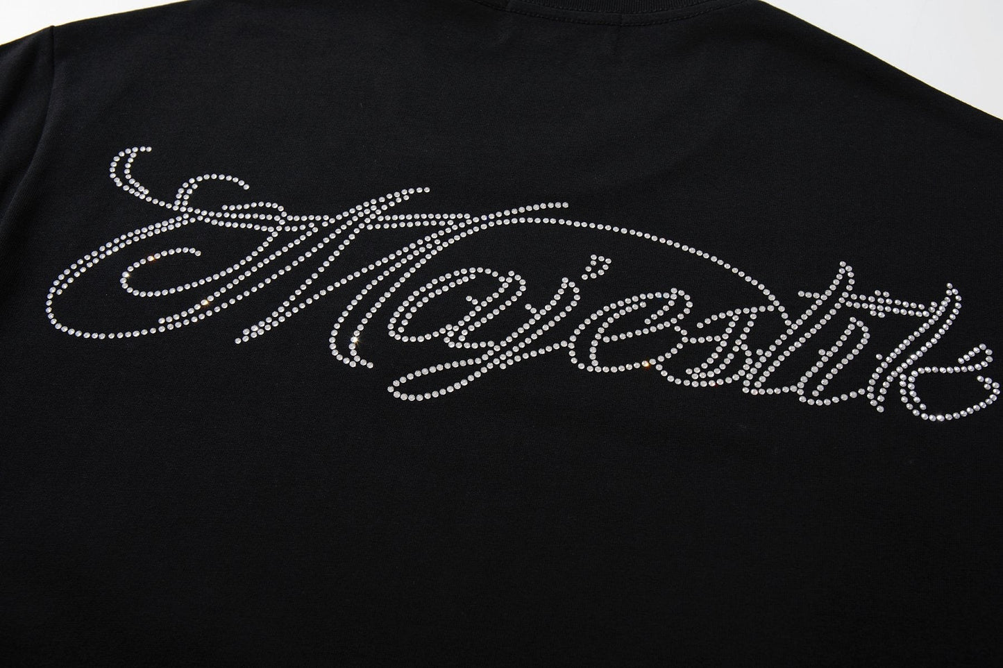 MAJESTIK Script Back Graphic T-Shirt — detail