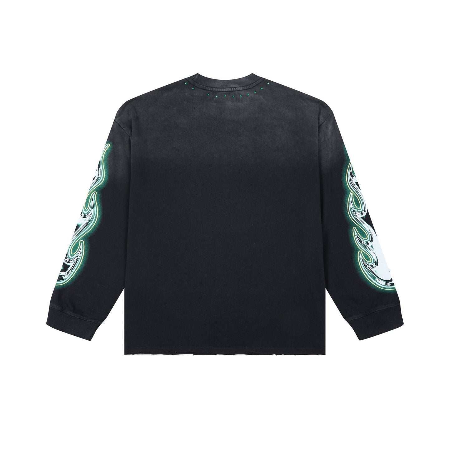 DUAA Pegasus Rhinestone Long-Sleeve T-Shirt — back