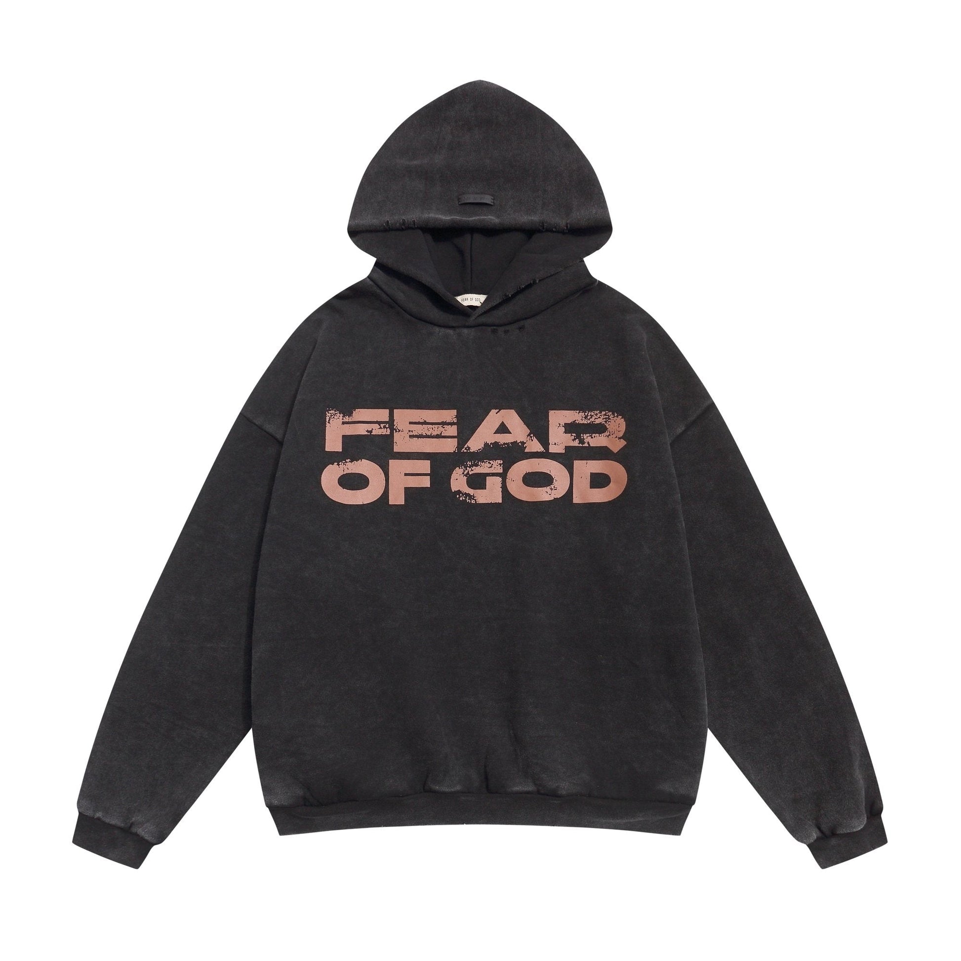 Fear of God Washed Black Side-Pocket Hoodie — hero