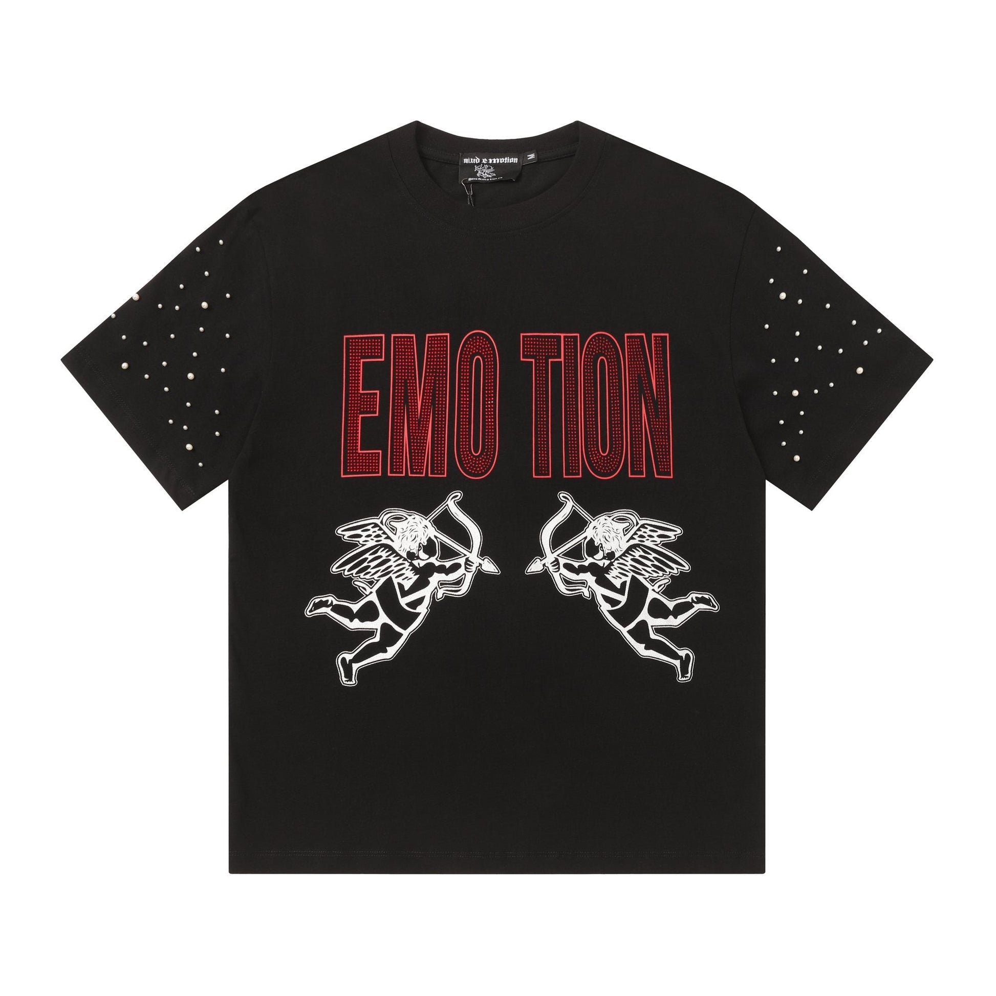 MIXED EMOTION Love or Hate Cupid Graphic T-Shirt — hero