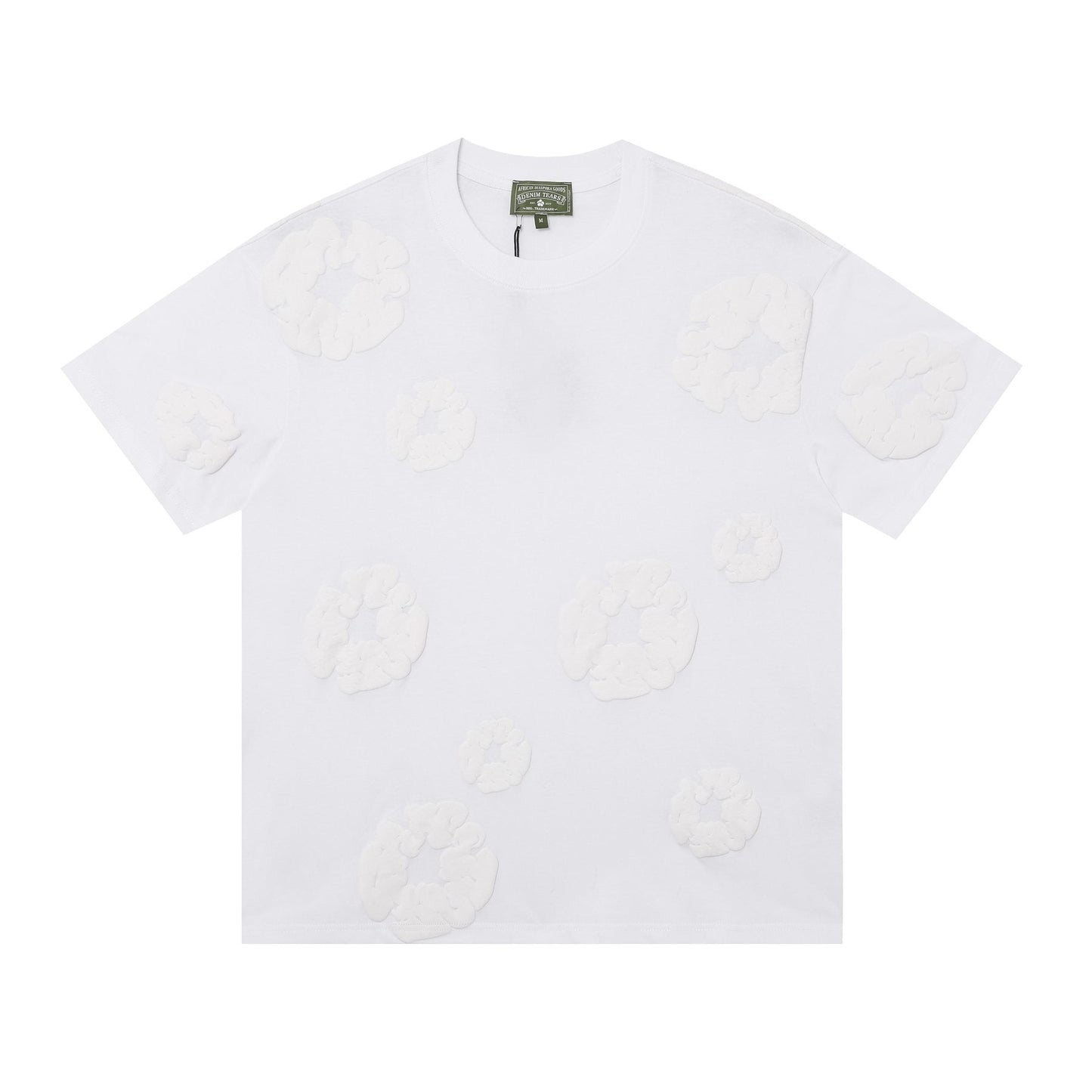 DENIM TEARS All-Over Floral Cloud Graphic T-Shirt — front