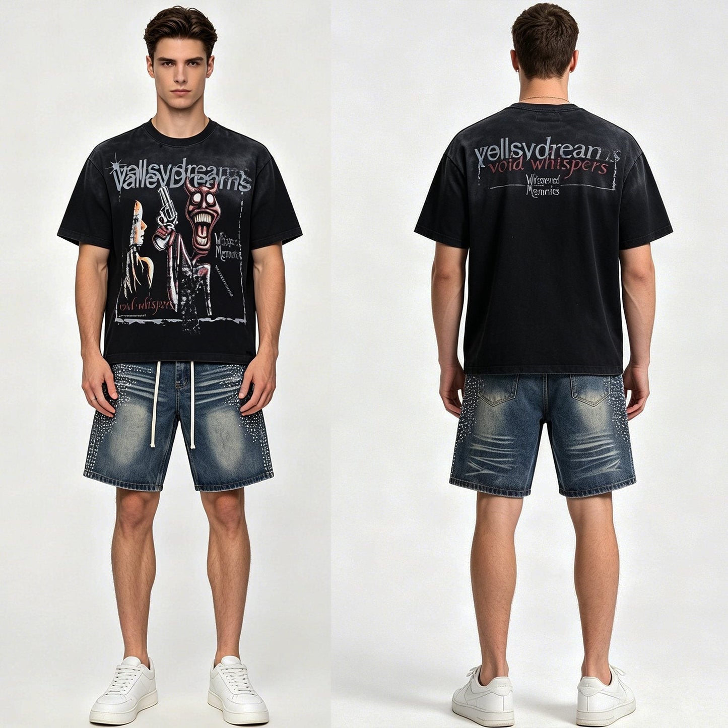 Valley Dreams Void Whispers Demon Graphic T-Shirt — context
