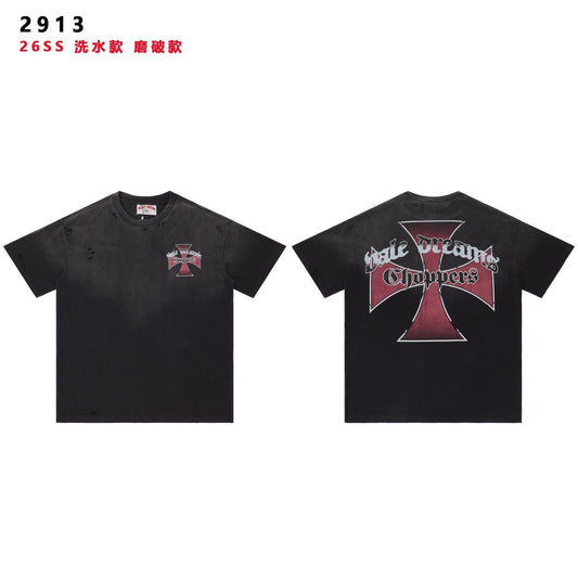 Valley Dreams Choppers Cross Graphic T-Shirt — hero