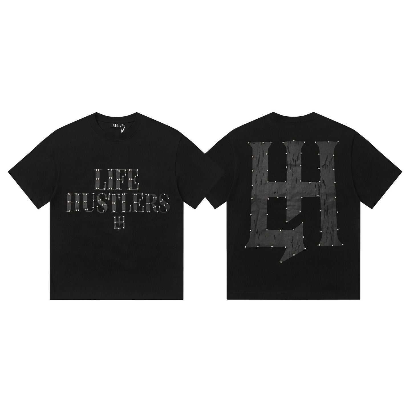 Life Hustlere Tonal HH Graphic T-Shirt — comparison