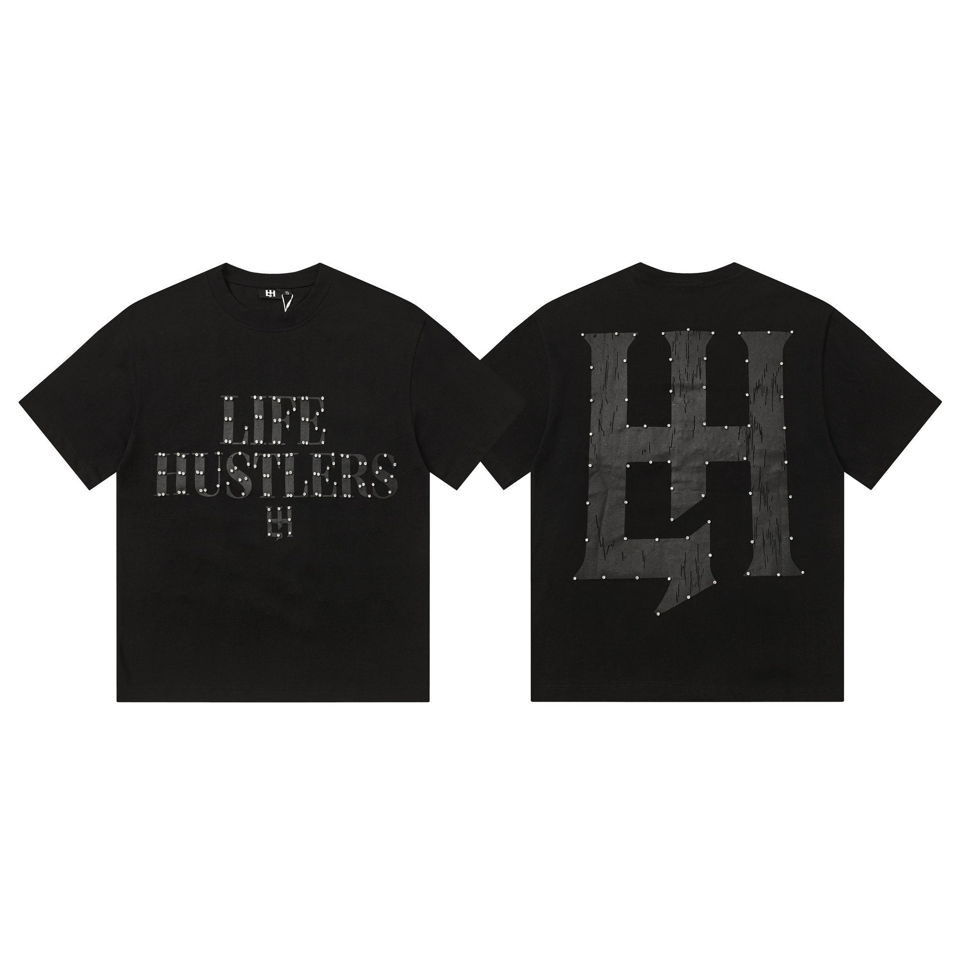 Life Hustlere Tonal HH Graphic T-Shirt — comparison