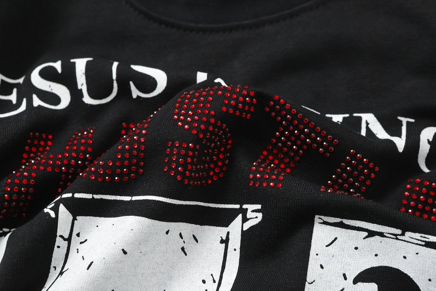 Life Hustlere Jesus Is King Graphic Short-Sleeve T-Shirt — detail